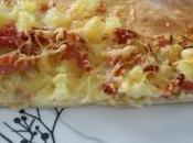 recette jour: Pizza crème pomme terre lardons thermomix Vorwerk