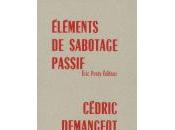 (Note lecture), Cédric Demangeot, Eléments sabotage passif, Stéphane Lambion