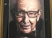 artiste Redditch fait portrait capitaine collecte fonds