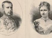 mariage Rodolphe d'Autriche Stéphanie Belgique cinq gravures 1881