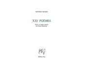 (Note lecture), Geoffrey Squires, Poèmes, Antoine Bertot