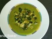 Soupe oignons verts courgettes (version sans lait d'après Ottolenghi)