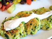 Beignets courgettes crème végétalienne