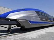 Chine premier train sustentation magnétique grande vitesse (600 km/h)