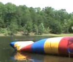 Saut impressionnant avec blob