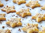 Biscuits Noël parmesan amandes concassées