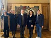 Rencontre maire Paris Anne Hidalgo Juan Manuel Santos ancien président Colombie