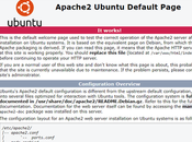 Commandes pour installer serveur Apache Ubuntu 22.04 20.04