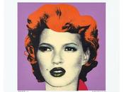 portrait Banksy mannequin Kate Moss pour souligner vente Phillips Londres