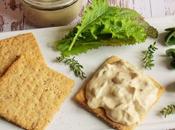 Houmous champignons crackers express (Vegan)