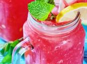 Cocktail pastèque boisson froide rafraîchissante alcoolisée pour l’été