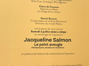 Musée Réattu Arles point aveugle Jacqueline Salmon partir Juillet 2022.