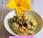 Risotto courgettes champignons confits (Vegan)