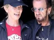 Ringo Starr, ans, femme Barbara Bach, portent survêtements assortis pour faire shopping Angeles.