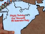 fille d’Odisha fait portrait Premier ministre Modi utilisant amandes pour anniversaire salue leadership