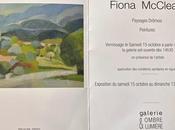 Galerie Ombre Lumière exposition Fiona McClean paysages Drômois partir Octobre 2022. Venterol Drôme Provencale