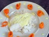Recette jour Filet limande sauce citron tagliatelles carotte