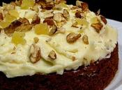 Ginger walnut Carrot Cake. Gâteau carottes noix gingembre