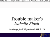 Galerie Ralentie Claire Corcia Trouble maker’s Isabelle Floch-à partir Janvier 2023.