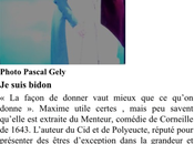 Regard vers théâtre Pierre-Marc Levergeois. menteur Pierre Corneille Théâtre Poche. jusqu’au Février 2023.