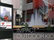 Installez écrans toute sécurité l’extérieur avec kiosques Chief Impact