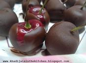 Cerises trempées dans chocolat chocolate-covered cherries cerezas bañadas chocolate مغموس الشوكولاته
