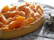 Tarte panna cotta citron amande abricots rôtis miel pour défi CuisinenAddict