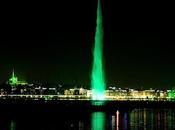 verte illumine Rade Genève