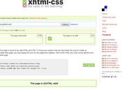 Tester validité site XHTML seul clic