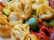 Tortellini tomates confites courgette